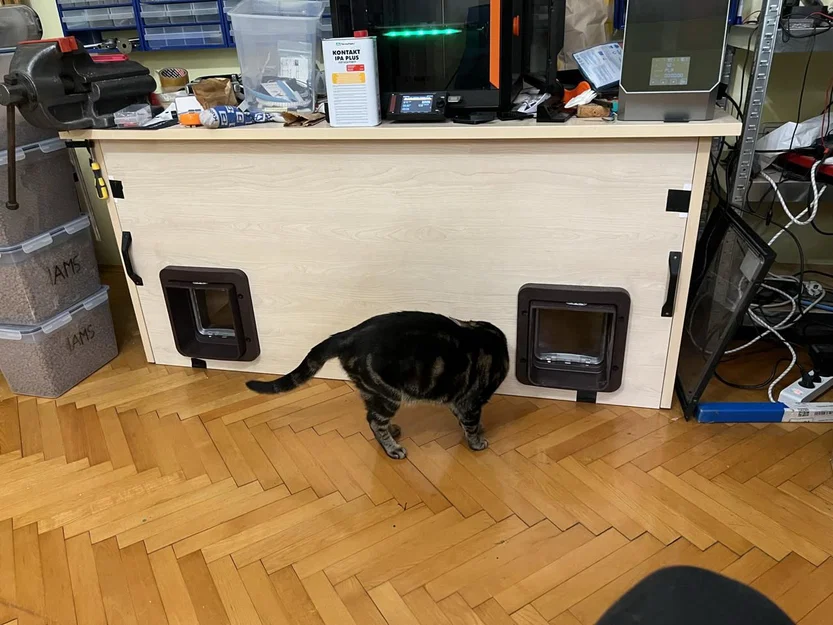 Ngàm Kẹp Ốp Tủ Giả Có Lỗ Bắt Vít & Chốt Đi Kèm (Khớp Snap-on) - Image 3