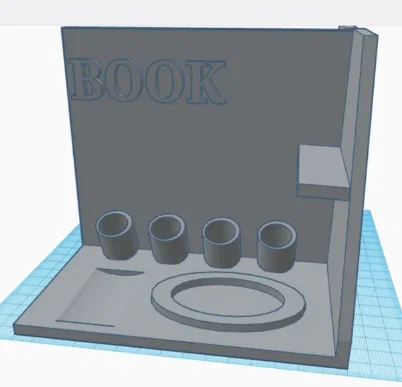 Kệ Để Sách Tích Hợp Khay Đựng Văn Phòng Phẩm Đa Năng - Image 1