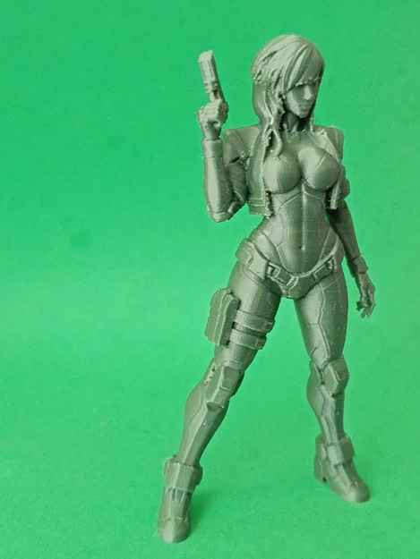 Mô hình 3D Anime Cyberpunk Motoko Kusanagi (Ghost in the Shell Fan Art) - Image 2
