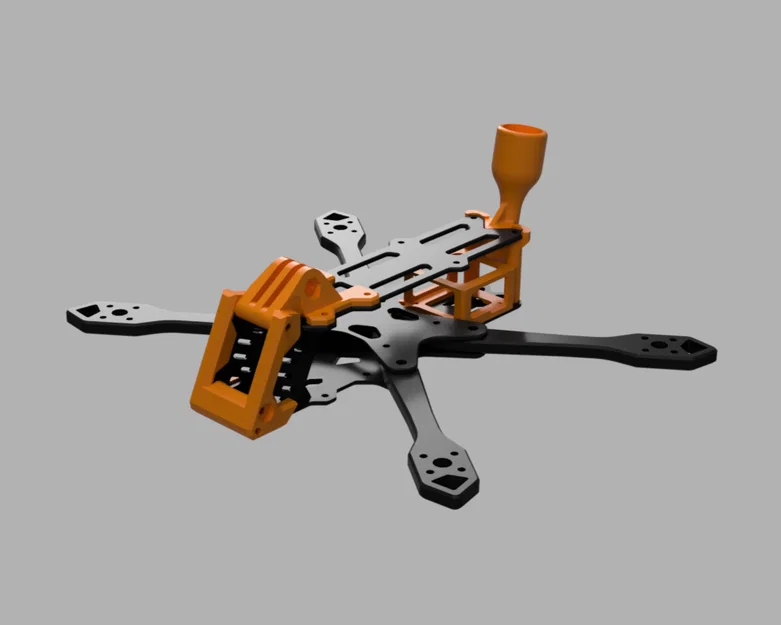 Bộ phụ kiện TPU bảo vệ cho khung drone JeNo 5-inch (In 3D) - Image 1