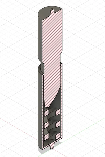 Giá treo giấy vệ sinh có lò xo in 3D (Print In Place) tiện lợi - Image 1