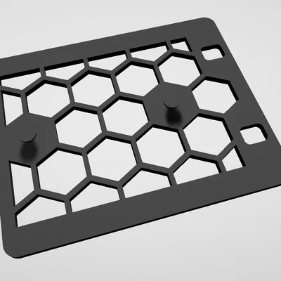 Khung gắn tủ rack cho Nokia Fiber Modem G-010G-Q in 3D