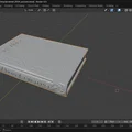 Mô hình Cuốn sách (Book) dựng bằng Blender - Thumbnail 3