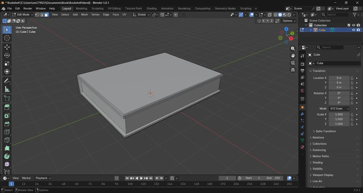 Mô hình Cuốn sách (Book) dựng bằng Blender - Image 7