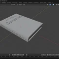 Mô hình Cuốn sách (Book) dựng bằng Blender - Thumbnail 10