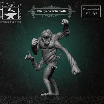 Mô hình Bhanyada Behemoth cho game Pathfinder và D&D