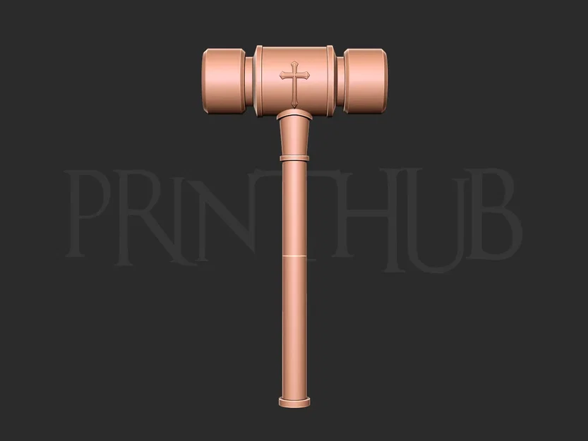 Mô hình 3D búa thẩm phán Higuruma trong Jujutsu Kaisen - Image 1