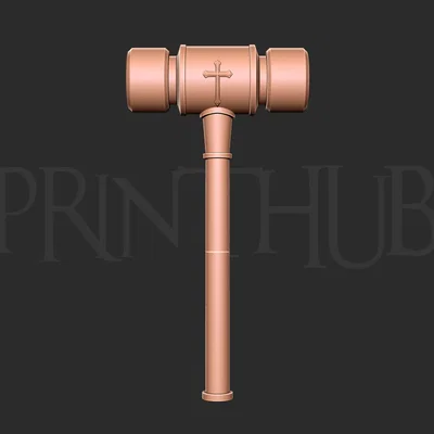 Mô hình 3D búa thẩm phán Higuruma trong Jujutsu Kaisen