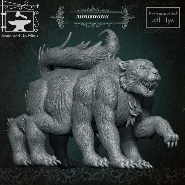 Mô hình Aurumvorax cho game Pathfinder và D&D - Image 1
