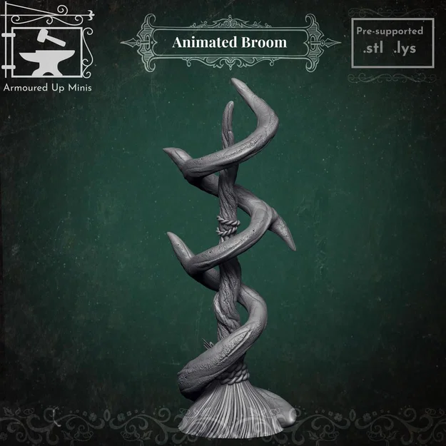 Mô hình Cây chổi hoạt hình (Animated Broom) - Image 1