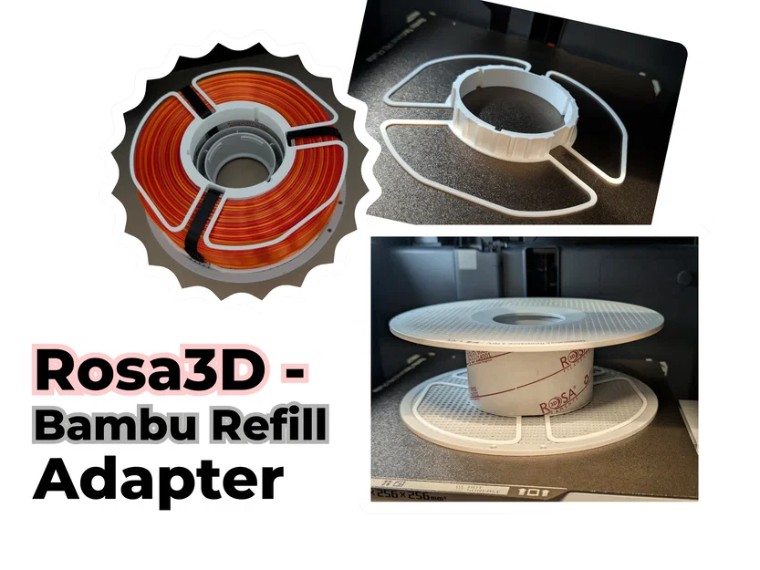 Adapter cho Rosa3D Refill dùng trên máy in Bambu Lab - Image 1