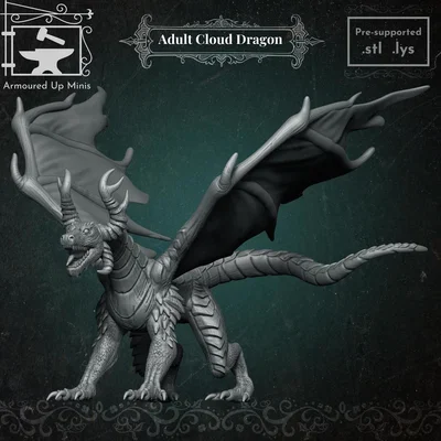 Mô hình rồng Adult Cloud Dragon cho game nhập vai