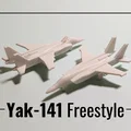 Yak-141 Freestyle - Mô hình máy bay tiêm kích thu nhỏ in 3D không cần support - Thumbnail 1