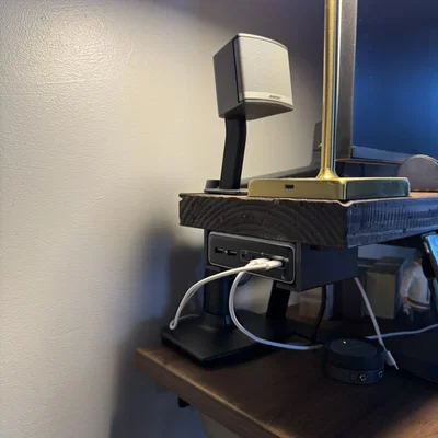 Giá treo dưới bàn cho bộ sạc Anker Prime 200W - Gọn gàng chuyên nghiệp