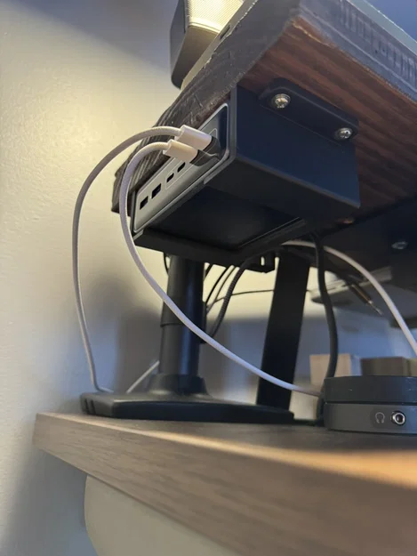 Giá treo dưới bàn cho bộ sạc Anker Prime 200W - Gọn gàng chuyên nghiệp - Image 2