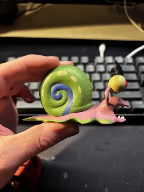 Mô hình ốc sên Lary từ phim SpongeBob SquarePants siêu đáng yêu - Image 2