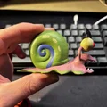 Mô hình ốc sên Lary từ phim SpongeBob SquarePants siêu đáng yêu - Thumbnail 2