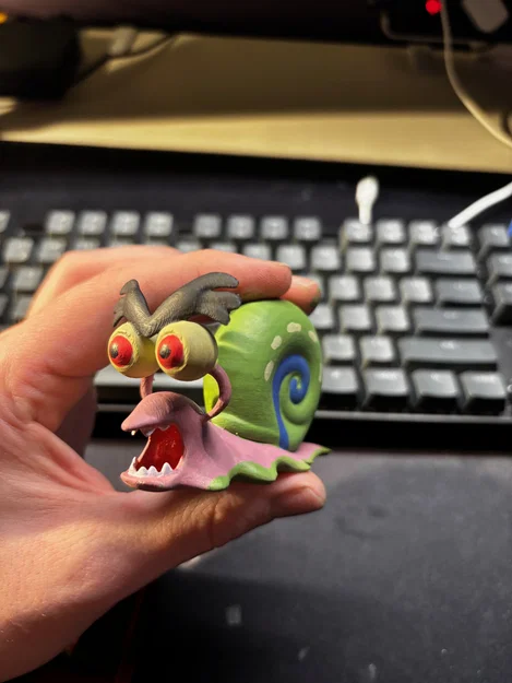 Mô hình ốc sên Lary từ phim SpongeBob SquarePants siêu đáng yêu - Image 4