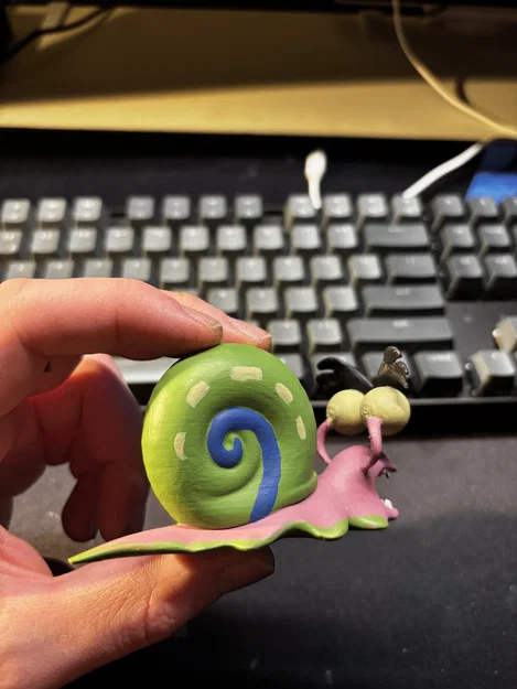 Mô hình ốc sên Lary từ phim SpongeBob SquarePants siêu đáng yêu - Image 5