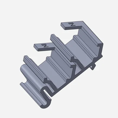 Giá đỡ thanh ray DIN cho Wago 221-415 (Thiết kế in 3D)