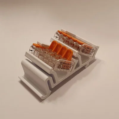 Giá đỡ thanh ray DIN cho Wago 221-415 (Thiết kế in 3D)