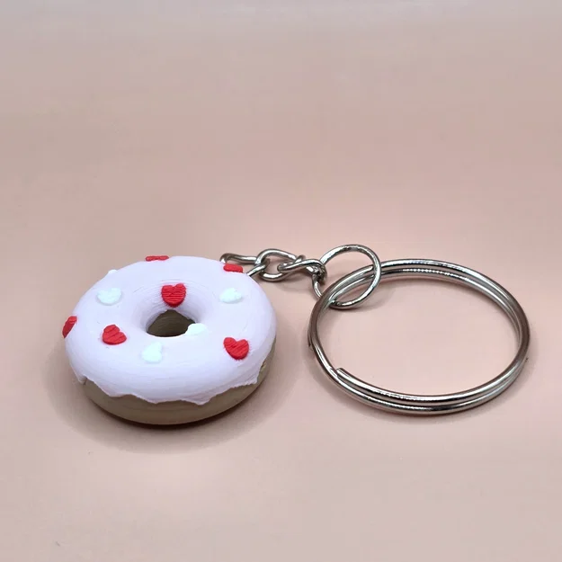 Bánh Donut Thần Cupid (Valentine) - Bản Mini - Móc Khóa - Image 3