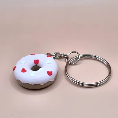 Bánh Donut Thần Cupid (Valentine) - Bản Mini - Móc Khóa