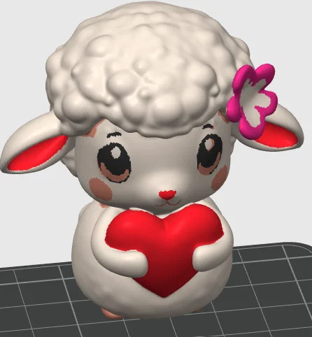 Bộ sưu tập tượng thú cưng ôm trái tim - Trang trí Valentine - Image 9