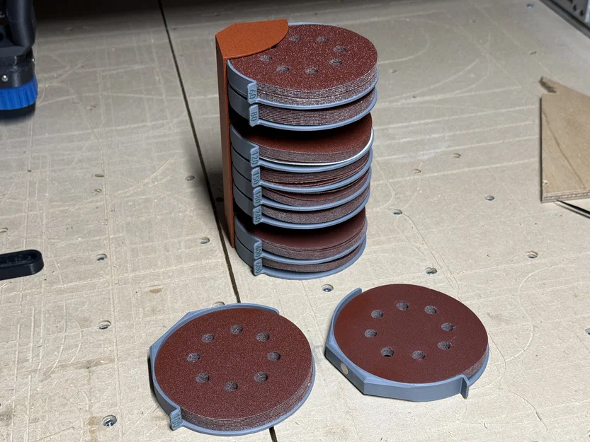 Giá để giấy nhám 125mm phiên bản 2 - Image 3