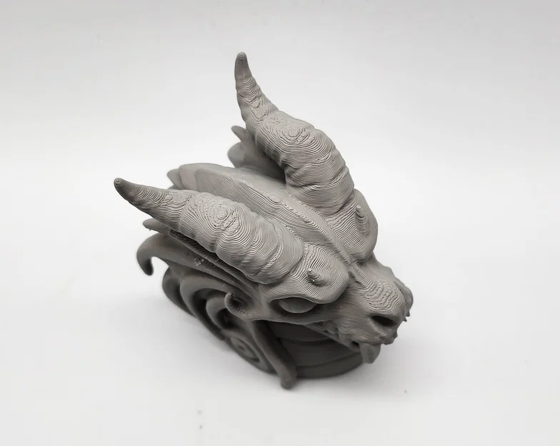 Mô hình tượng đầu Rồng ma (Ghost Dragon Bust) trang trí độc đáo - Image 3