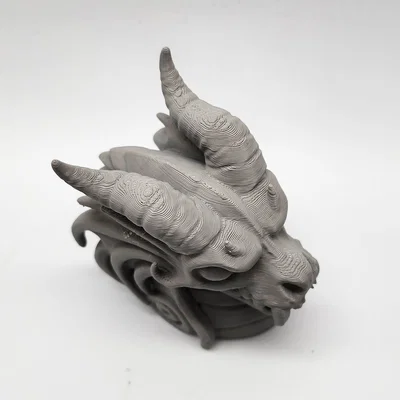 Mô hình tượng đầu Rồng ma (Ghost Dragon Bust) trang trí độc đáo