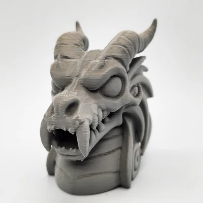 Mô hình tượng đầu Rồng ma (Ghost Dragon Bust) trang trí độc đáo