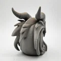 Mô hình tượng đầu Rồng ma (Ghost Dragon Bust) trang trí độc đáo - Thumbnail 6