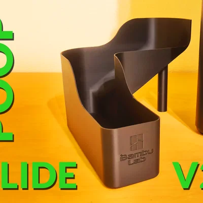 Bambu Poop Slide V2 (X1C, P1P, P1S)