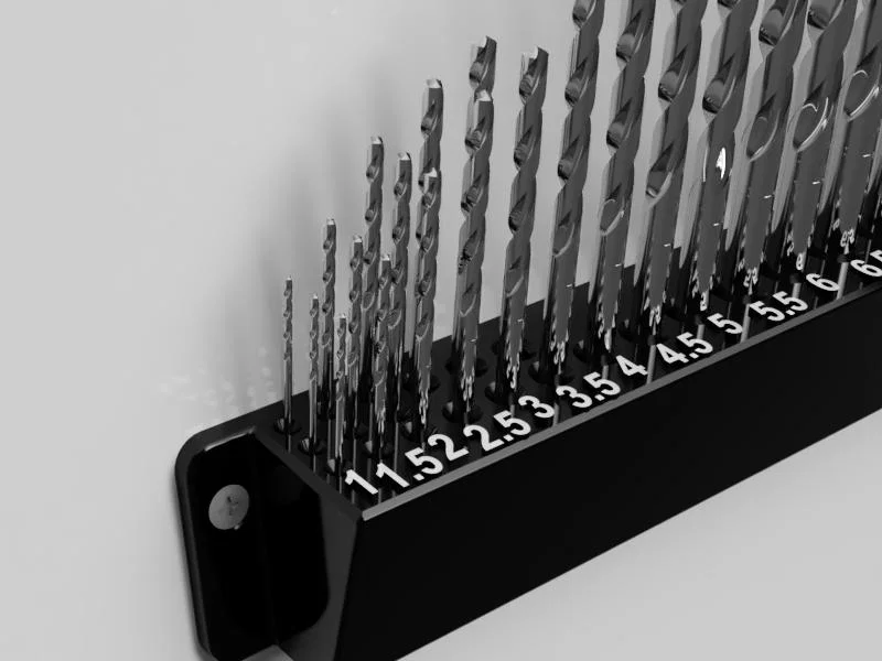 Giá treo mũi khoan gắn tường (hệ mét và hệ inch) - Image 2