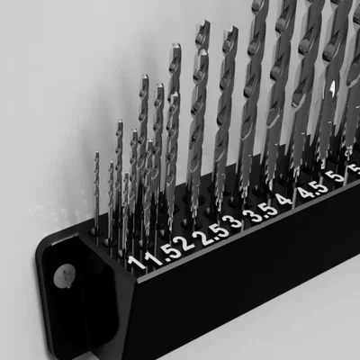 Giá treo mũi khoan gắn tường (hệ mét và hệ inch)