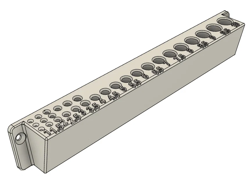 Giá treo mũi khoan gắn tường (hệ mét và hệ inch) - Image 3