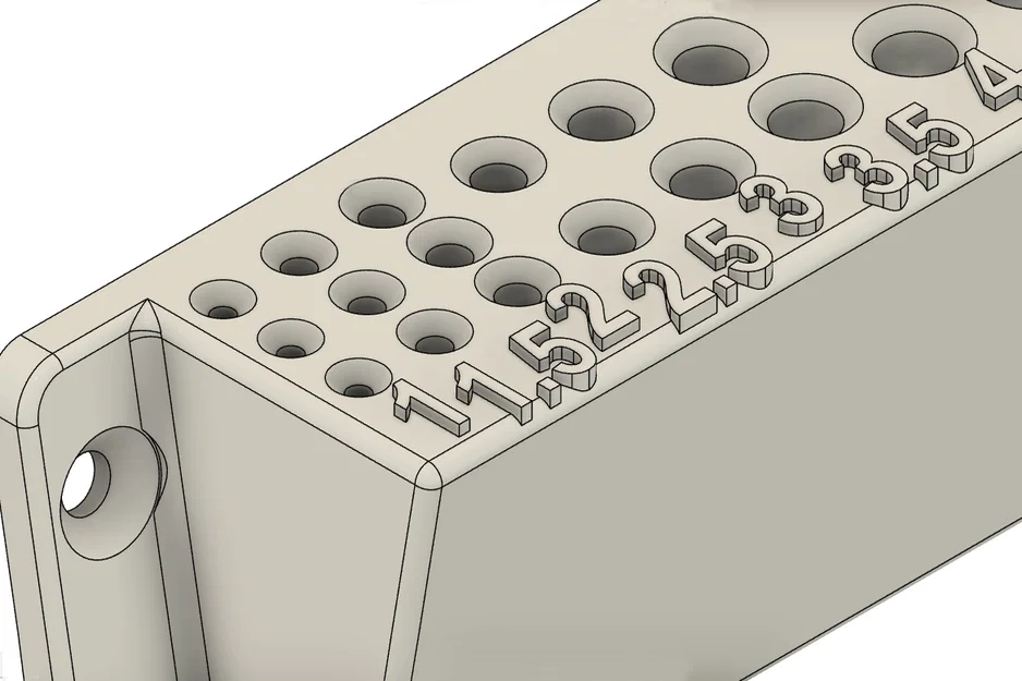 Giá treo mũi khoan gắn tường (hệ mét và hệ inch) - Image 4