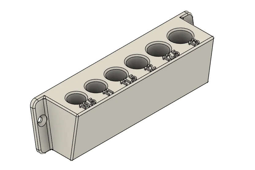 Giá treo mũi khoan gắn tường (hệ mét và hệ inch) - Image 5