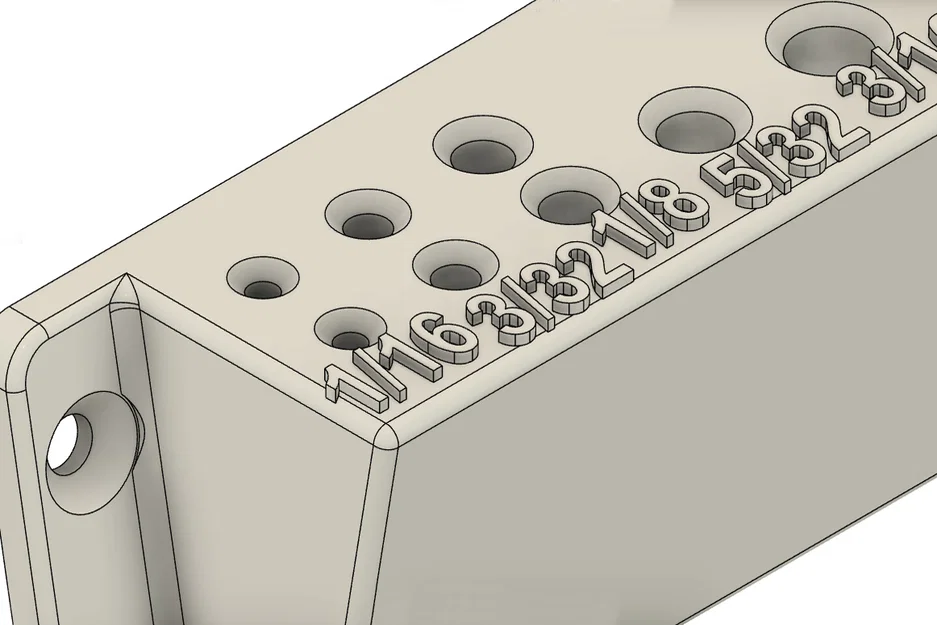 Giá treo mũi khoan gắn tường (hệ mét và hệ inch) - Image 7