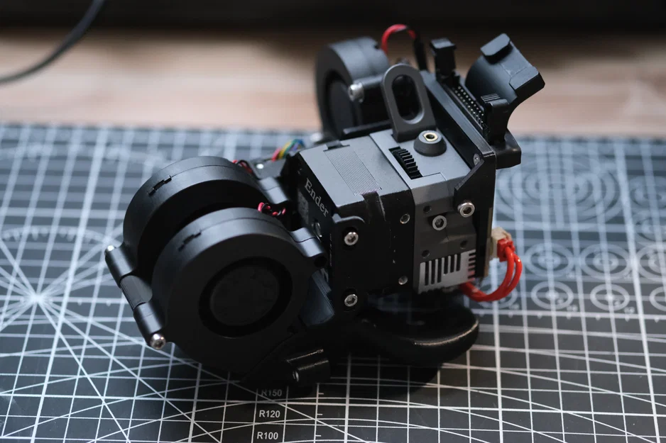 Ống dẫn gió H3DA V1.2 – Quạt 5015 kép cho Ender 3 S1/Pro/Plus – Nay hỗ trợ quạt 4028 (Beta) - Image 1