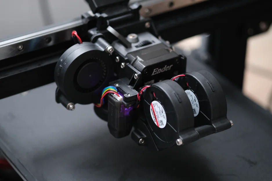 Ống dẫn gió H3DA V1.2 – Quạt 5015 kép cho Ender 3 S1/Pro/Plus – Nay hỗ trợ quạt 4028 (Beta) - Image 2