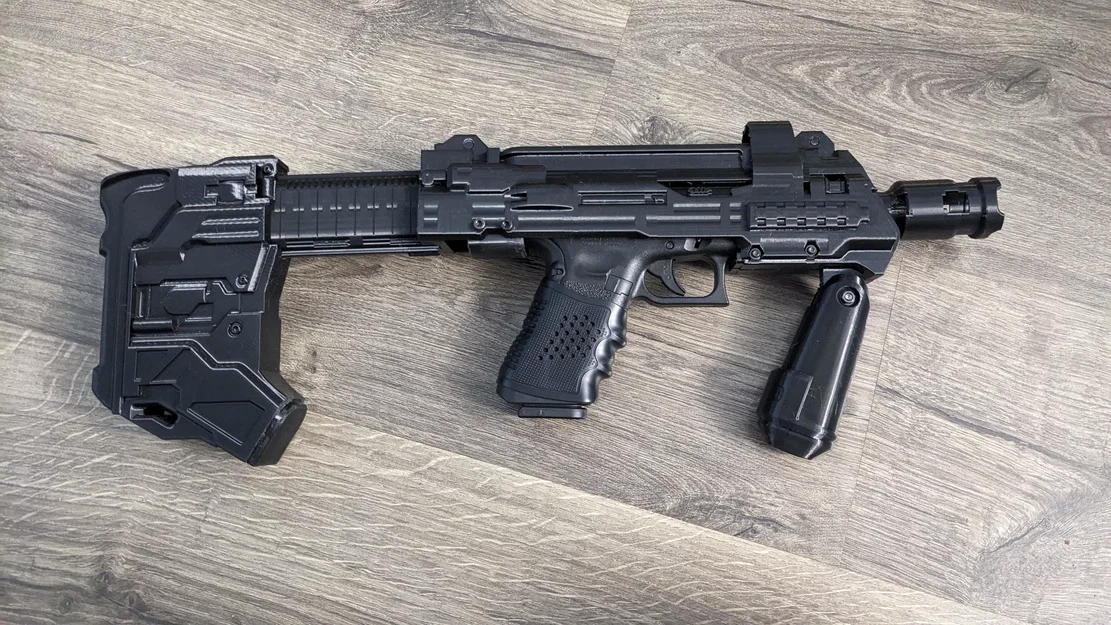 Bộ khung Halo SMG GBB Roni cho Glock 18c - Nâng cấp phong cách - Image 1