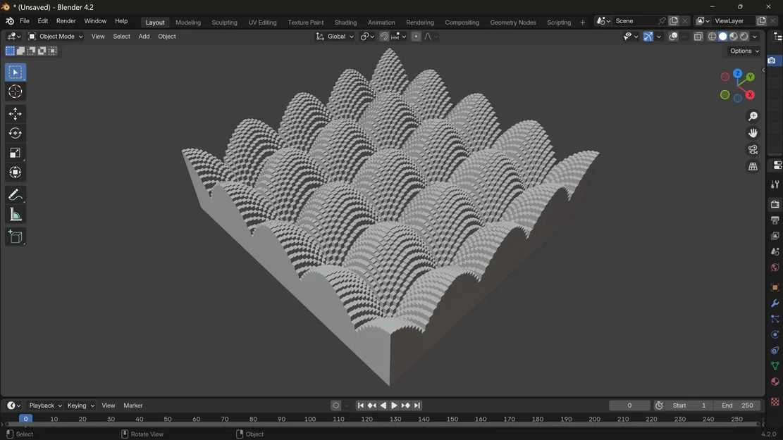 Tấm Ốp Họa Tiết Sóng Parabolic (#1) - Image 8