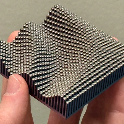 Sinusoidal Wave of Cylinders - Mô hình sóng hình sin nghệ thuật