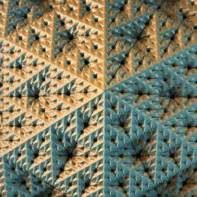 Kim tự tháp Fractal Sierpiński Snowflake - Cấp độ 5 (Vase Mode)