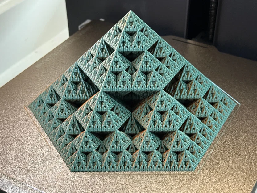 Kim tự tháp Fractal Sierpiński Snowflake - Cấp độ 5 (Vase Mode) - Image 7