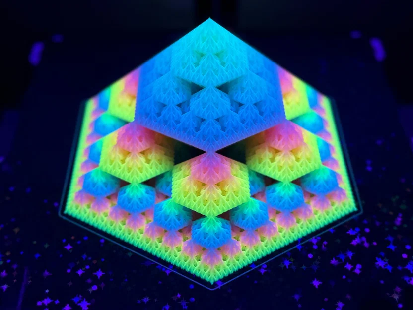 Kim tự tháp Fractal Sierpiński Snowflake - Cấp độ 5 (Vase Mode) - Image 10