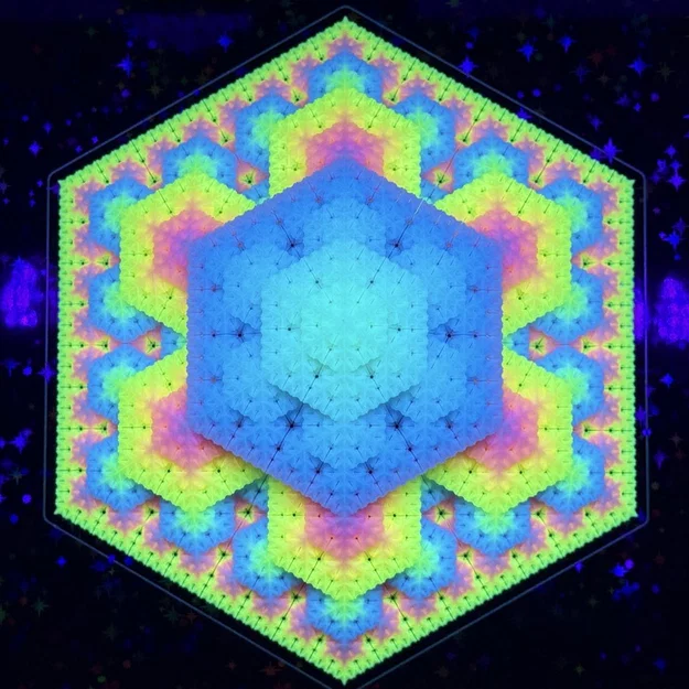 Kim tự tháp Fractal Sierpiński Snowflake - Cấp độ 5 (Vase Mode) - Image 11
