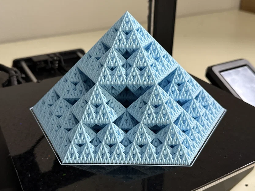 Kim tự tháp Fractal Sierpiński Snowflake - Cấp độ 5 (Vase Mode) - Image 12
